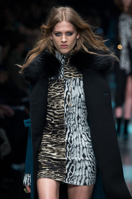 Milan woman fashion Week Fall Winter 2015-16 ROBERTO CAVALLI show