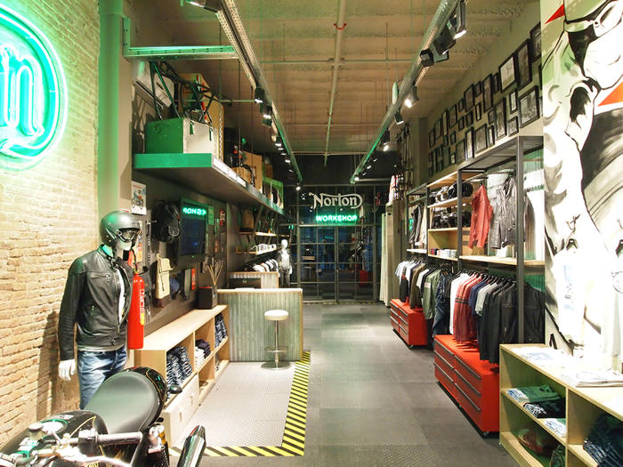 Norton Clothing, motos, moda motera, retail