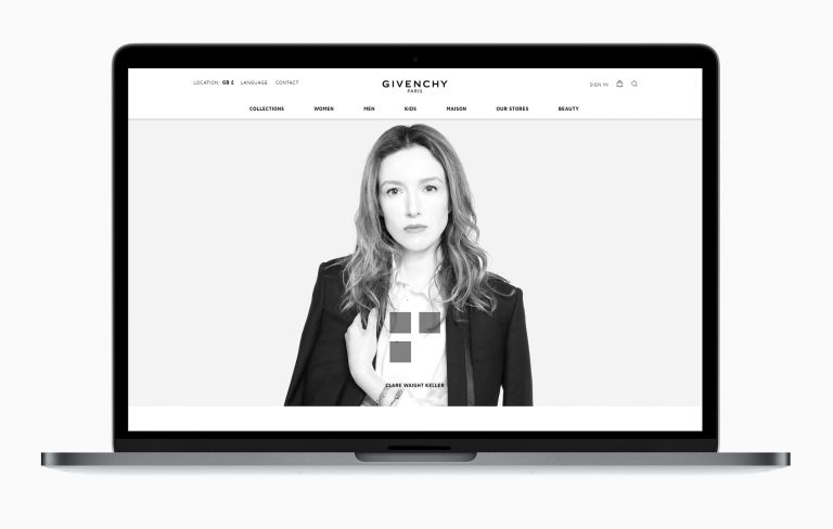 www.givenchy.com, Clare Waight Keller, Givenchy, plataforma omnichannel ecommerce , ecommerce, comercio online,