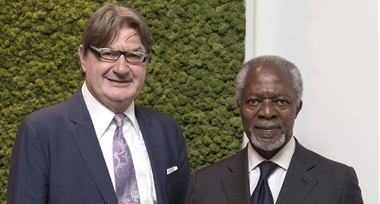 comité de ética y desarrollo sostenible, Secretario General de las Naciones Unidas, Premio Nobel de la Paz, Doctor Kofi Annan, Mario Moretti Polegato, Geox,