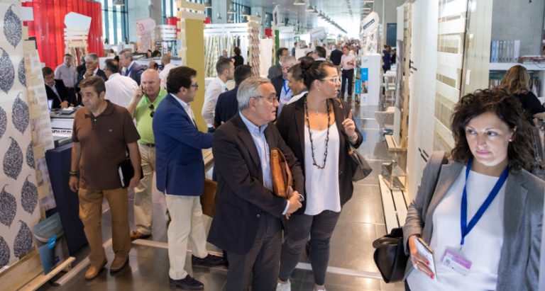 IVACE Internacional, ICEX, ATEVAL – Home Textiles from Spain, Caja Mágica de Madrid, telas, texturas, colores , área contract, editores textiles, El Cubo, Business Contract Zone, textilhogar , Home Texiles Premium,