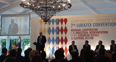 Consejo Intertextil Español, ATEVAL, Càndid Penalba, industria textil/moda, cooperación regional, Convención de EURATEX, Ontinyent, EURATEX, Klaus Huneke,