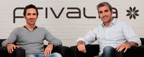outlet de moda online, Privalia, Grupo Vente-Prive, Lucas Carné , José Manuel Villanueva, cofundadores de Privalia, 