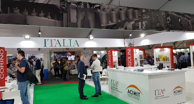 Techtextil, Texprocess, Acimit, maquinaria textil italiana, Feria de Frankfurt, ITA, textiles técnicosMaquinaria textil italiana en Techtextil, el salón de los textiles técnicos