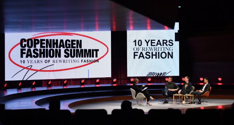 manifiesto sobre circularidad, Copenhagen Fashion Summit , economía lineal , economía circular, Confederación Europea de la Confección y el Textil, EURATEX, Federación de la Industria Europea de Artículos Deportivos, FESI, Agenda Global de la Moda, GFA, Federación Internacional de la Confección, IAF, Coalición de la Confección Sostenible, SAC,