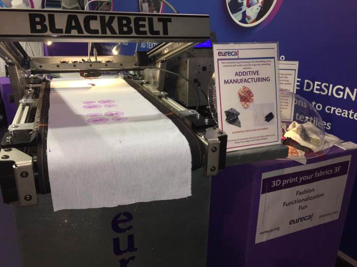 3D BlackBelt 3D-Textil, ITMA, impresión 3D, Eurecat, centro tecnológico Eurecat, 