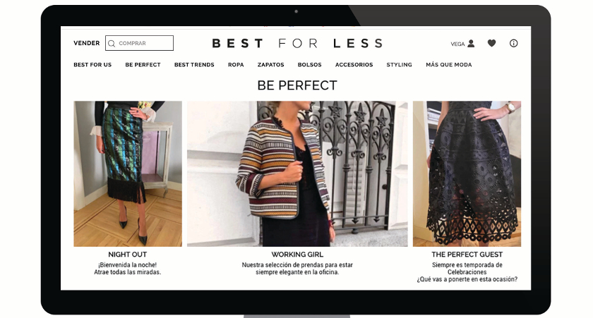 Best for less, compraventa de ropa Premium de segunda mano