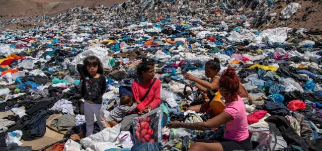 Atacana, ¡desechos textiles