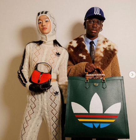 Revisión Compulsión honor Gucci mostró su colaboración con Adidas en la Semana de Milán