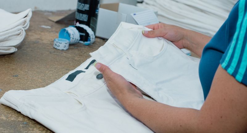 vaqueros blancos Mathew's Jeans