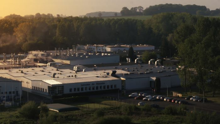 Emblemática fábrica de Lainière de Picardie en Francia, del fabricante de entretelas Chargeurs PCC.