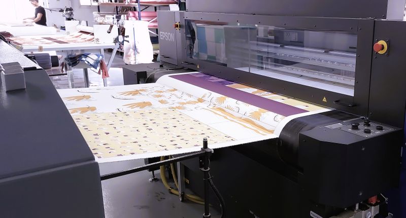Impresora textil Monna Lisa ML-8000 de Epson.