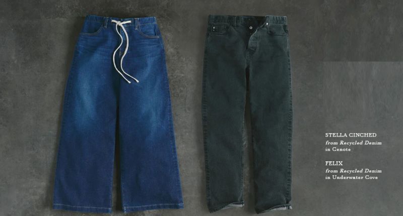 Ejemplos del denim más sostenible de AG Jeans.