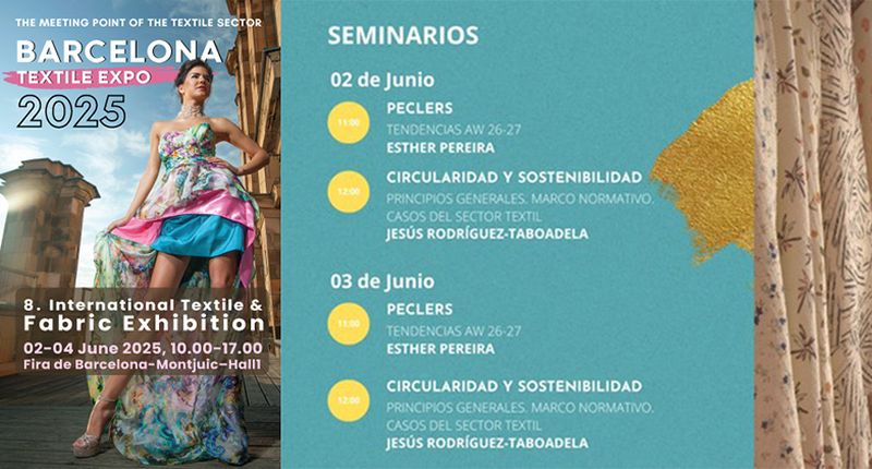 Programa de charlas de la octava edición de Barcelona Textile Expo.