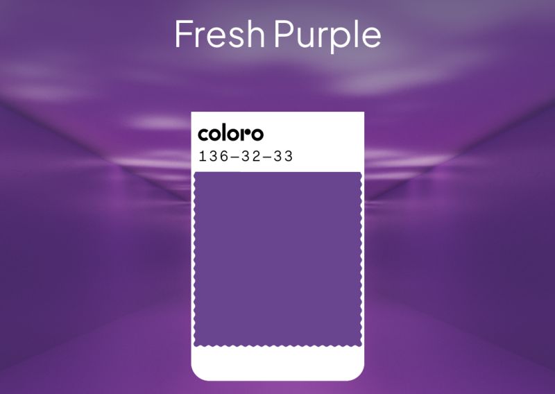 WGSN, Coloro, colores para 2026/2027, Fresh Purple