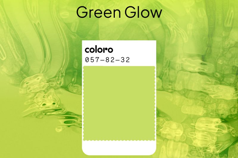 WGSN, Coloro, colores para 2026/2027, Green Glow