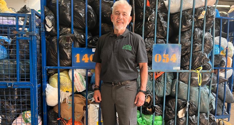 La colección piloto de ropa de trabajo de Circular4Work esta hecha íntegramente a partir de materiales reciclados y con un porcentaje muy alto de residuos textiles postconsumo.