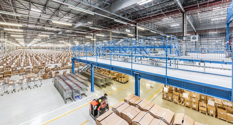 Instalaciones logísticas de Inditex en Plataforma Europa, Zaragoza. Es la otra gran instalación logística del grupo en la provincia aragonesa.