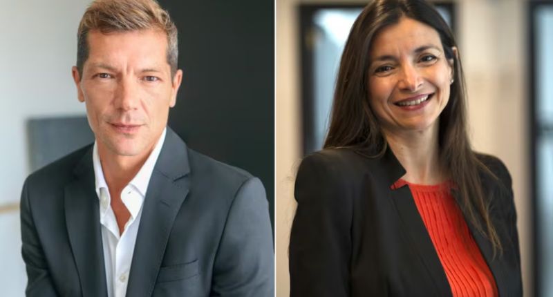 Marc Calabia i Cristina Alba, CEO de Pronovias.