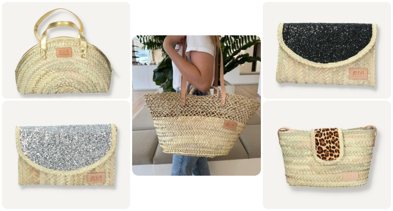 Los nuevos bolsos de Ria Menorca reinterpretan el tradicional capazo de palma.