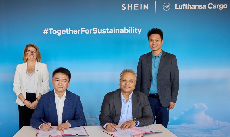 Shein explora la sostenibilidad en el transporte aéreo con Lufthansa