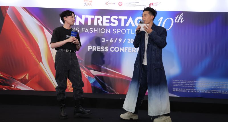 Presentación de la décima edición de Centrestage Hong Kong, con diseñadores y organizadores.