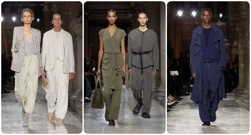 Giorgio Armani, sus últimos diseños en desfile en Milan Fashion Week