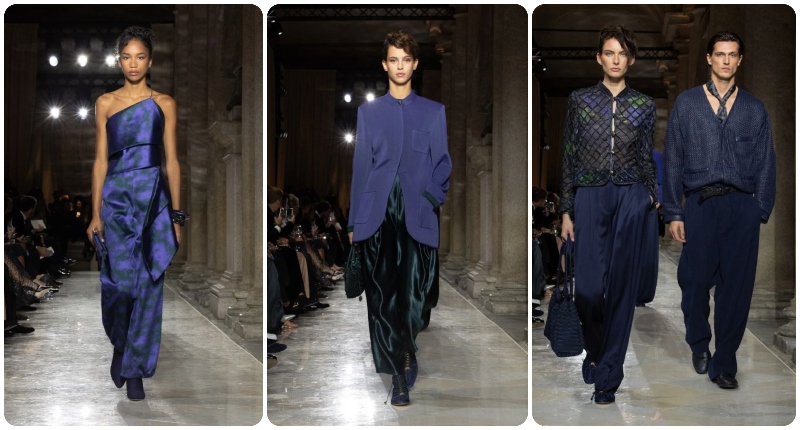 Giorgio Armani, sus últimos diseños en desfile en Milan Fashion Week