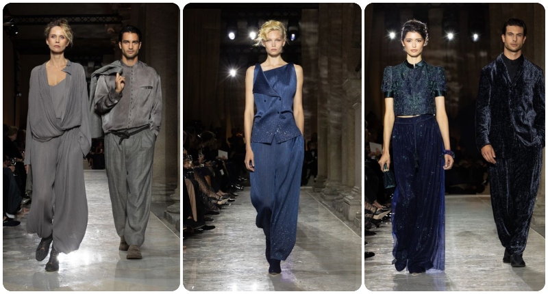 Giorgio Armani, sus últimos diseños en desfile en Milan Fashion Week