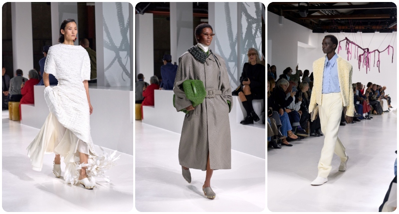 Bottega Veneta en Milan Fashion Week.
