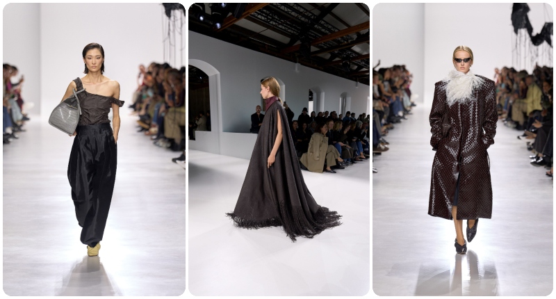 Bottega Veneta en Milan Fashion Week.