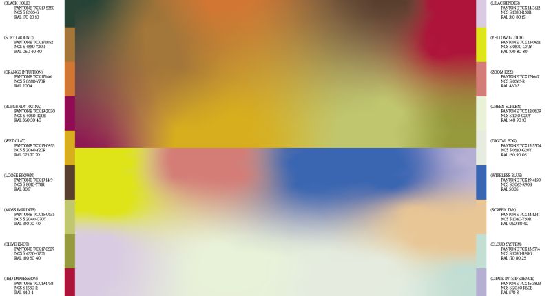 Paleta de colores para Heimtextil 2026.