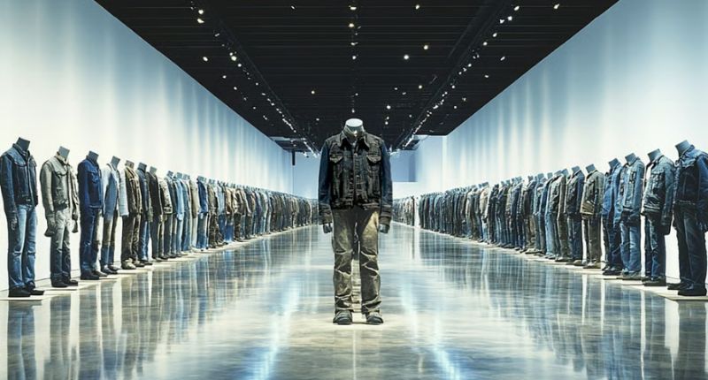 Render de una futura exposición en el Denim Institute & Museum de Los Angeles.