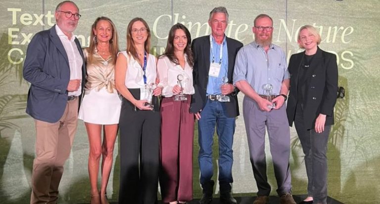 Los cuatro ganadores de los premios Climate & Nature de Textile Exchange