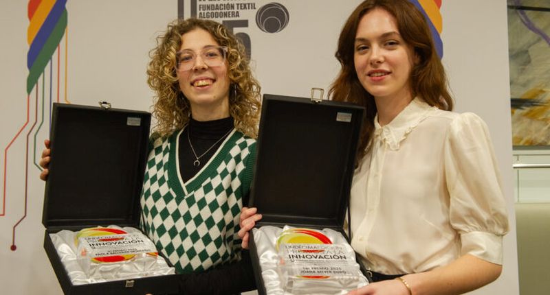 Ganadoras de los Premios a la Innovación Textil 2025 de AITPA al talento joven.