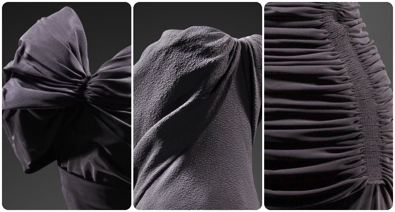 La exposición alberga 25 creaciones de Azzedine Alaïa -modisto capaz de dominar cada etapa de la creación de una prenda-, que dialogan con otras tantas de Cristóbal Balenciaga.