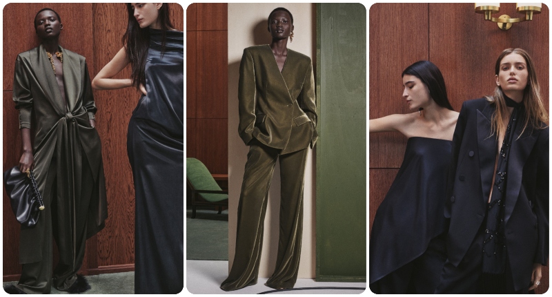 El terciopelo y el satén, protagonistas de la colección de H&M de Navidad y Fin de Año 2025