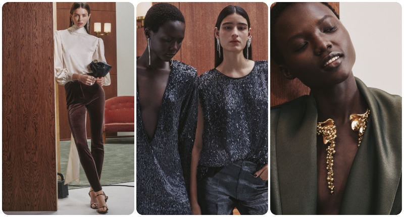 El terciopelo y el satén, protagonistas de la colección de H&M de Navidad y Fin de Año 2025