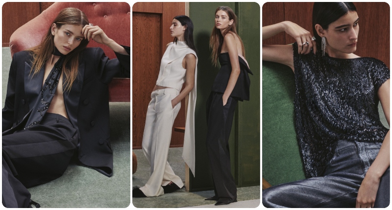 El terciopelo y el satén, protagonistas de la colección de H&M de Navidad y Fin de Año 2025
