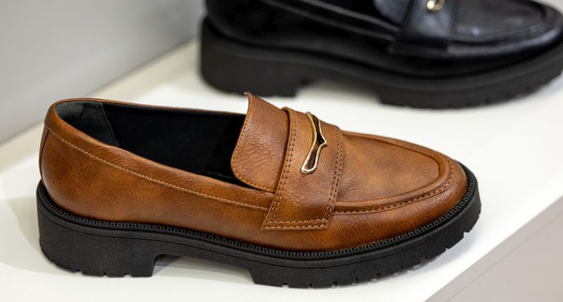 Los mocasines siguen causando sensación, destacando la colección de Anacapri, que regresa con suelas truck y tonos terrosos.