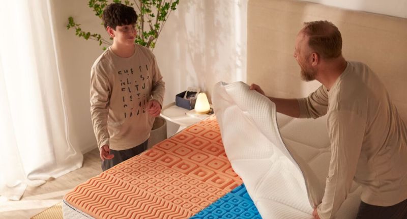 Khama ofrece una ventaja distintiva en su colección de colchones Dual.