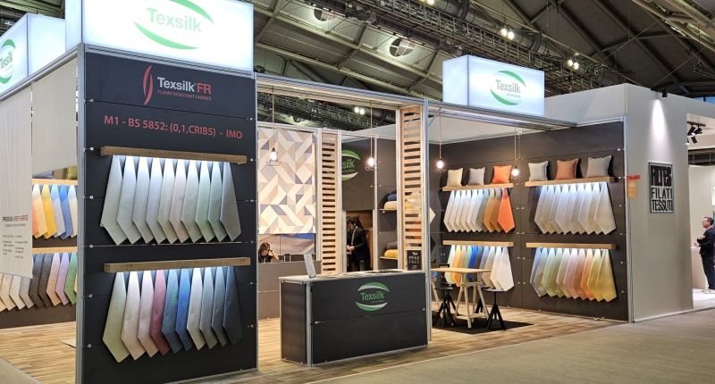 Stand de Texsilk - Etisilk en Heimtextil 2026.