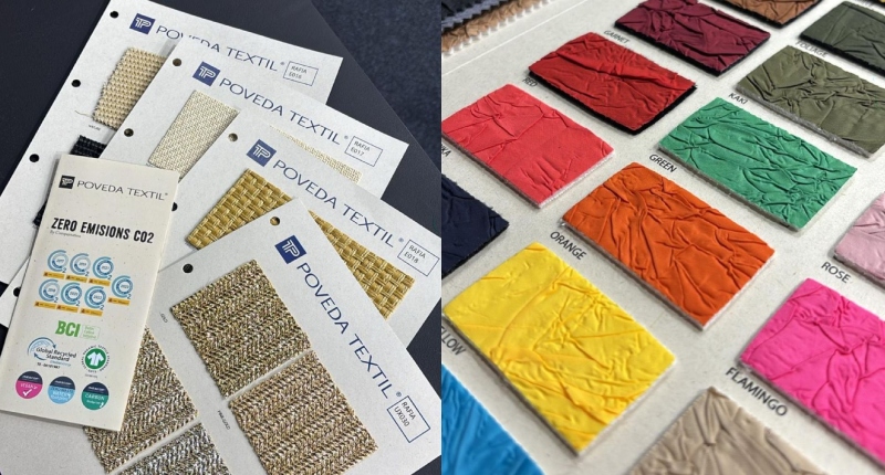 Según los datos de Poveda Textil, este proceso contribuye a evitar más de 1,5 millones de kilos de CO₂, con un ahorro estimado de 520 kg de CO₂ por tonelada de palma reutilizada.