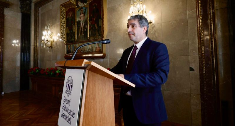 Esteve Gené, presidente del Gremi de Fabricants de Sabadell.