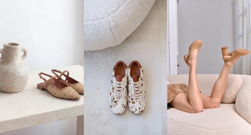desde los clásicos salones stiletto hasta plataformas, kitten heels y sandalias ornamentadas de Ángel Alarcón.