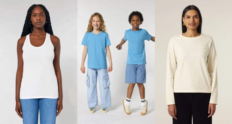 Uno de los elementos principales del merchandising ecológico de Be Green son sus camisetas personalizadas, fabricadas con algodón orgánico certificado