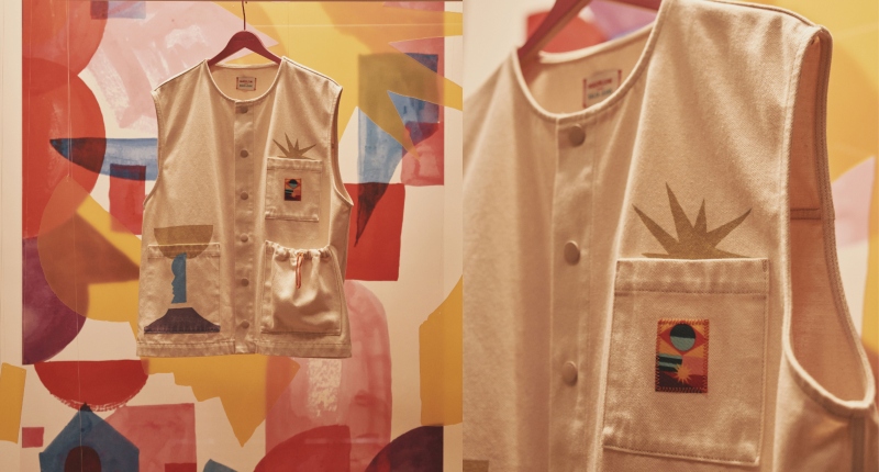 chaleco workwear AKACorleone x Salsa Jeans.