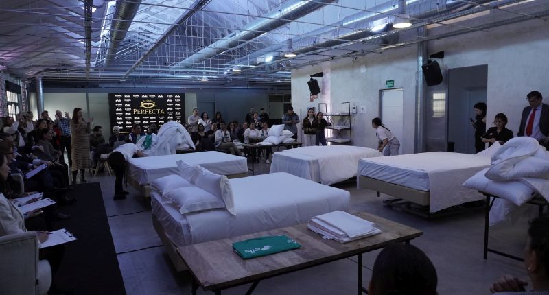 Los participantes de La Cama Perfecta demostraron una gran destreza técnica y una extraordinaria atención al detalle durante la competición.