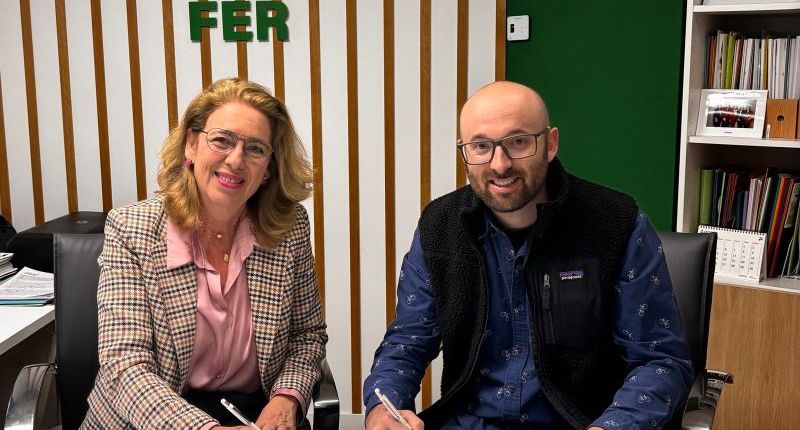 Alicía García-Franco, directora general de FER, y Francisco Javier Rico, director de desarrollo de negocio de Gerescal.