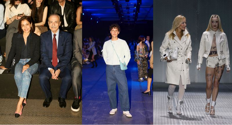 Hiba Abouk asistió al desfile de la firma palestina Nazzal Studio. Eduardo Casanova apoyó al diseñador Carlos Doblas. Por su parte, Carmen Lomana y Metrika desfilaron como invitadas para Dominnico.